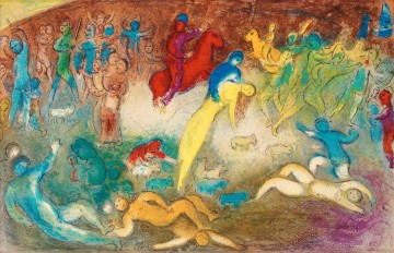  con - nudes in water contemporary Marc Chagall